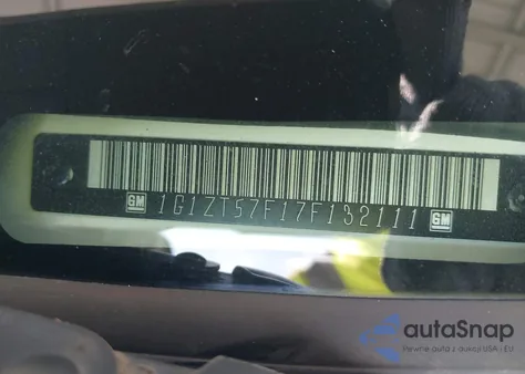 2007 Chevrolet Malibu Lt из США, поврежденный, VIN 1G1ZT57F17F132111